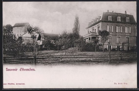 Cartoline postali: AK Avenches, Ortspartie – Usato da Berlin venduto da bartko-reher