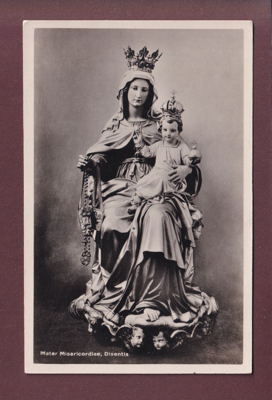 Cartoline postali: DISENTIS - Mater Misericordiae – Usato da Pully venduto da nicecards