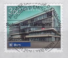 2018, SCHWEIZER BAHNHÖFE, BERN, ET-VOLLSTEMPEL, 15.11.2018