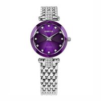 🇨🇭 Damenuhr ®JOWISSA Swiss Made Lila Strass Mesh NEU