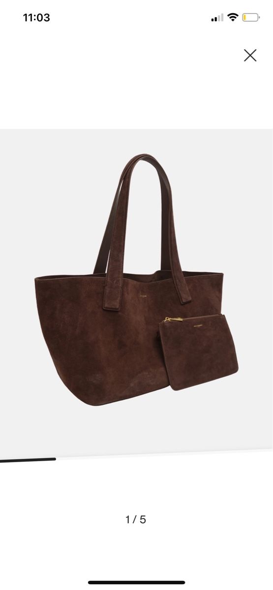 Borse da donna: Shopper Kassandre Paris braun suede Leder – Nuovo e nell'imballaggio originale da Herrliberg venduto da spunggi