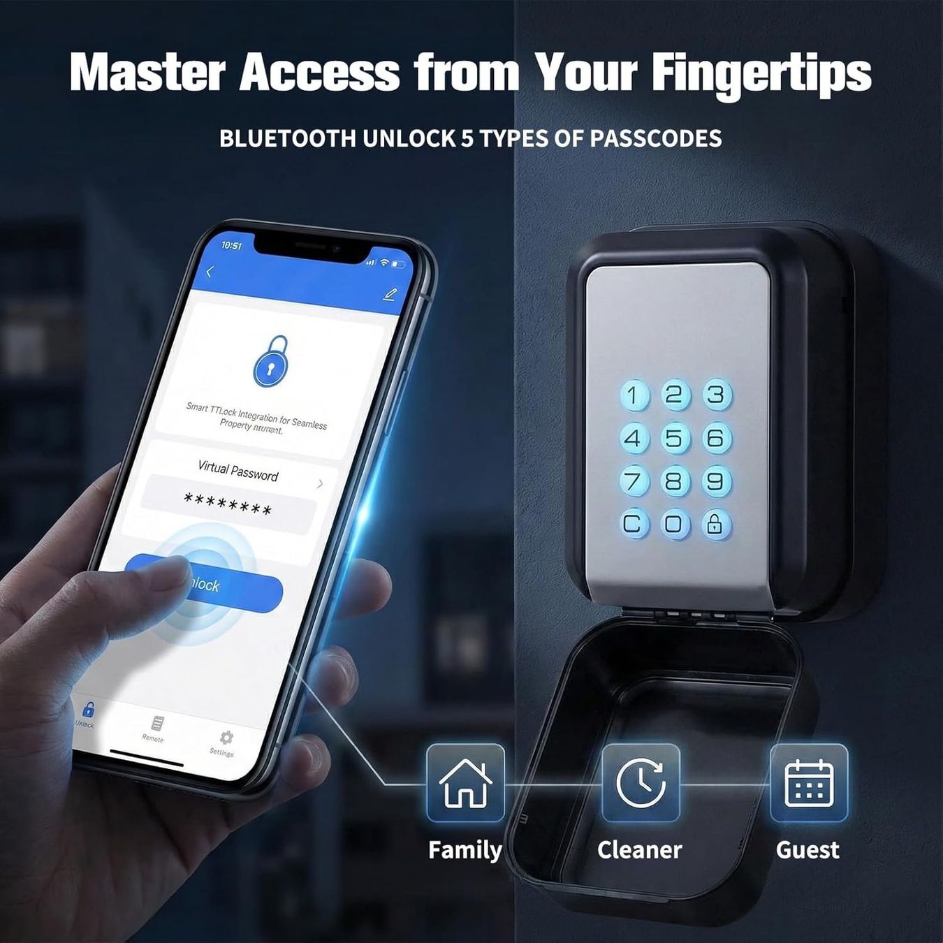 Casseforti: Smart Schlüsseltresor Bluetooth PIN App Außen – Nuovo e nell'imballaggio originale da Suhr venduto da SchnapperCH 1