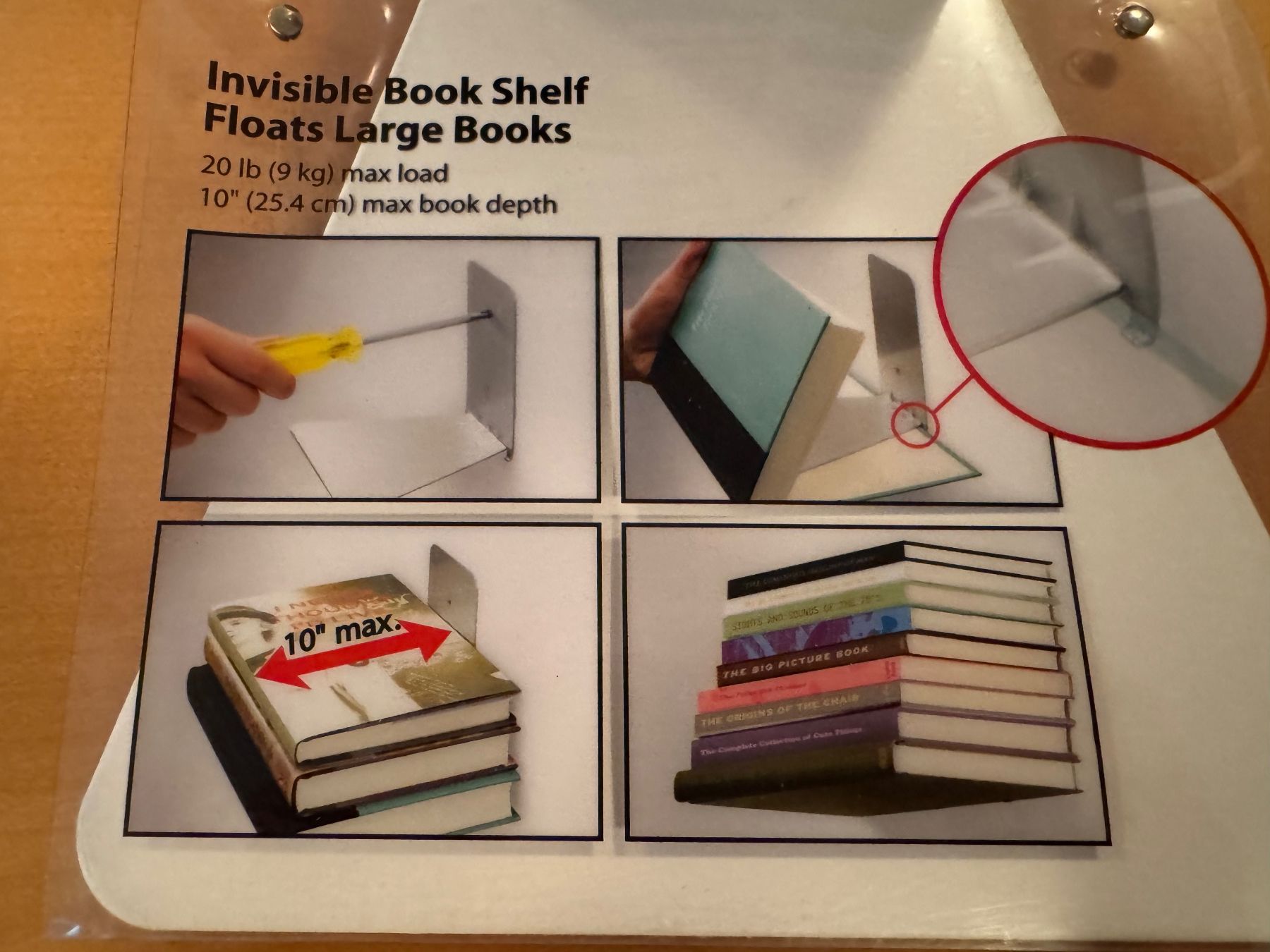 Sonstige Dekorationen & Accessoires: Umbra - 5 étagères "Invisible book shelf" – Neu und originalverpackt aus Zürich von odi_ldv8 4