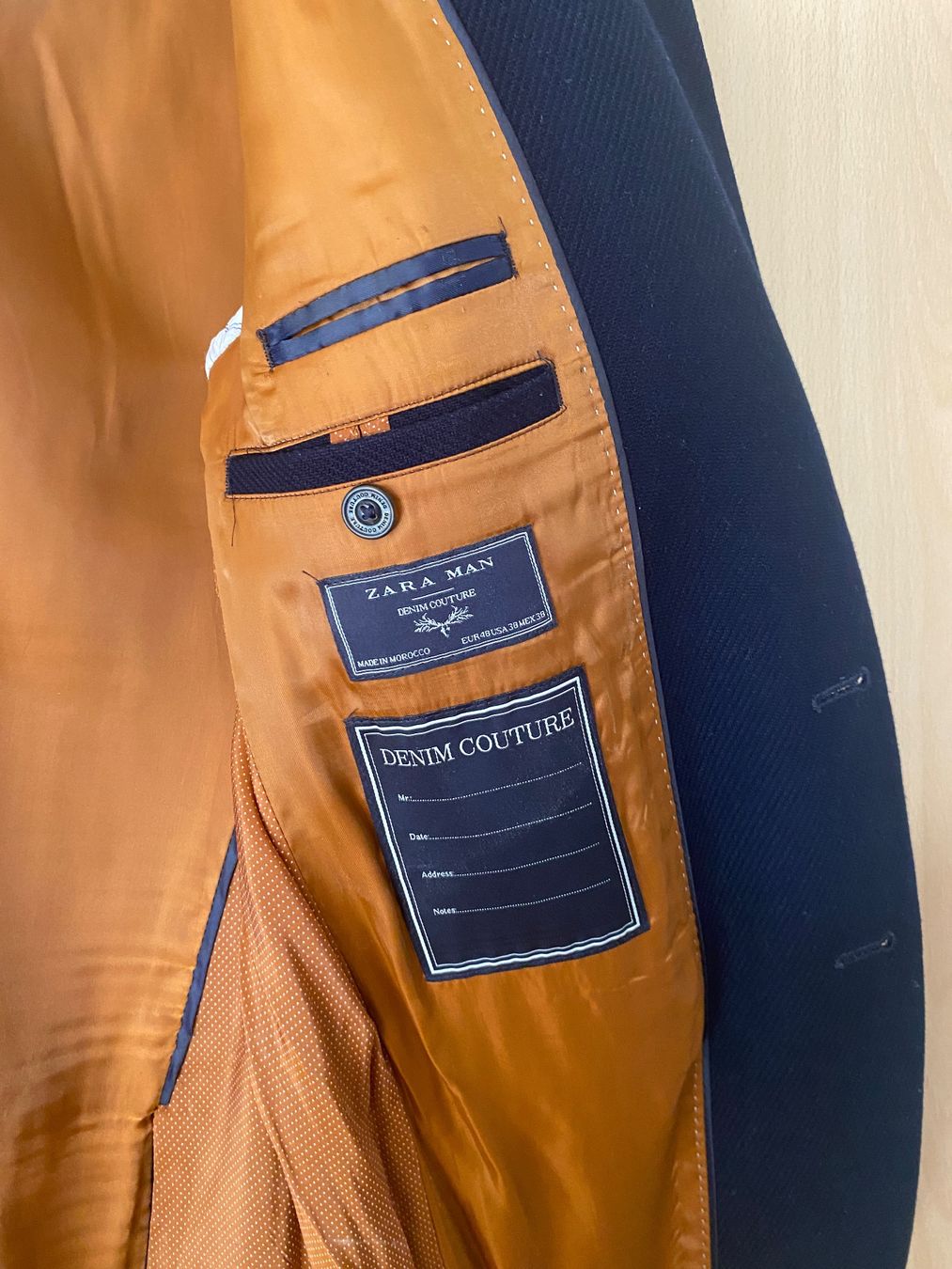 Completi: Zara Man Blazer Herren Gr. 48 – Usato da Brislach venduto da Hiram20 4
