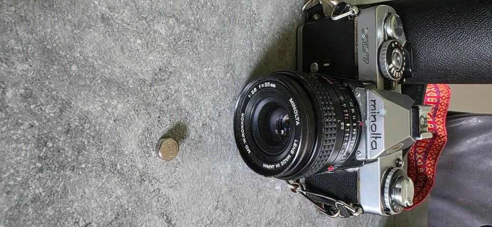 Minolta Fotocamera: Minolta XD7 Spiegelreflexkamera mit Zubehör – Usato da Möhlin venduto da DieterV049
