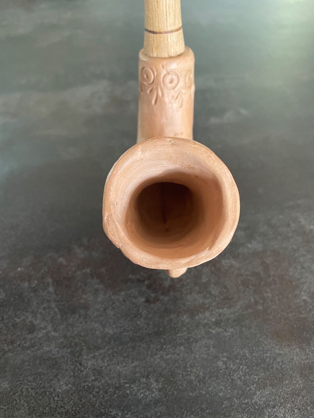 Pipe & Accessori: Ancienne Pipe Visage Sculpté bois et Terre Cuite – Usato da Vallamand venduto da Bricbracbroc82 6