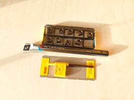 Innendrehstahl 12mm mit Wendeplatten für Drehbank /CNC