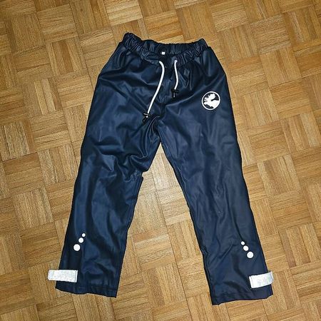 Regenhose Rukka gefüttert Gr. 140 blau