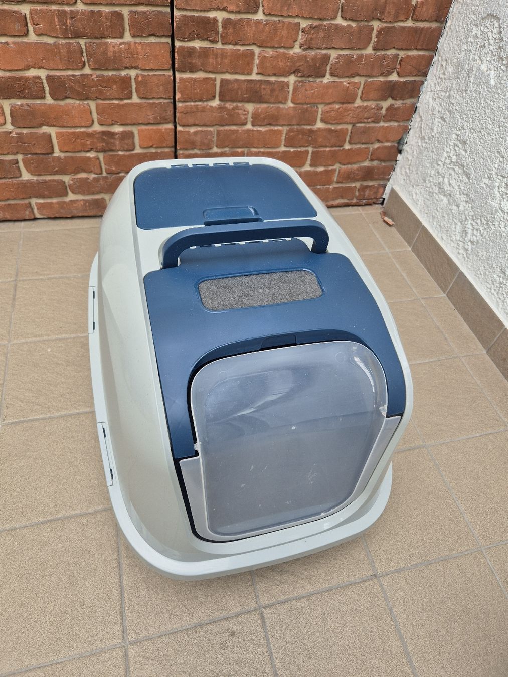 WC: Katzentoilette blau/grau – Usato da Uerikon venduto da Claser