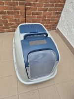 Katzentoilette blau/grau