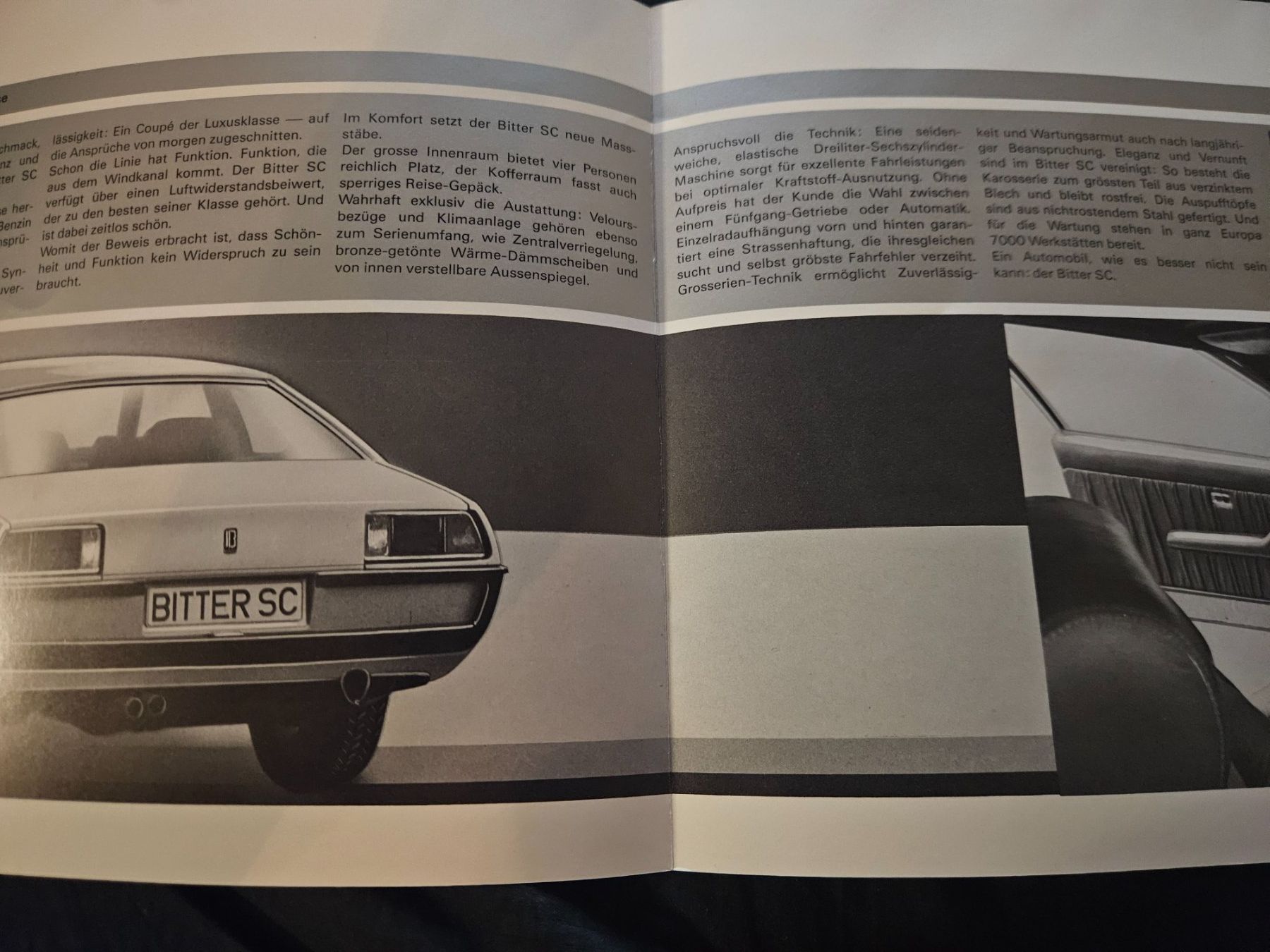 Documenti: Bitter SC 3.9    Prospekt 1980   xx – Usato da Flawil venduto da sr1_f6st 1