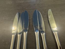 Besteck Set Edelstahl Messer Gabel Löffel gebraucht