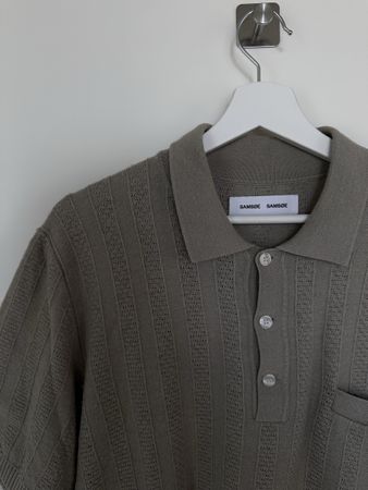 Samsøe & Samsøe Strickpoloshirt Gr. M