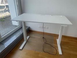 Bureau Ikea MITTZON, white, 120x60 cm
