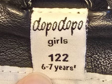 Giacche & Cappotti: Imitierte Lederjacke für Mädchen Gr. 122 – Usato da Diepoldsau venduto da komando2 4