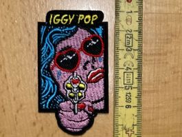 Iggy Pop Patch Sticker Aufnäher Metal Rock Band