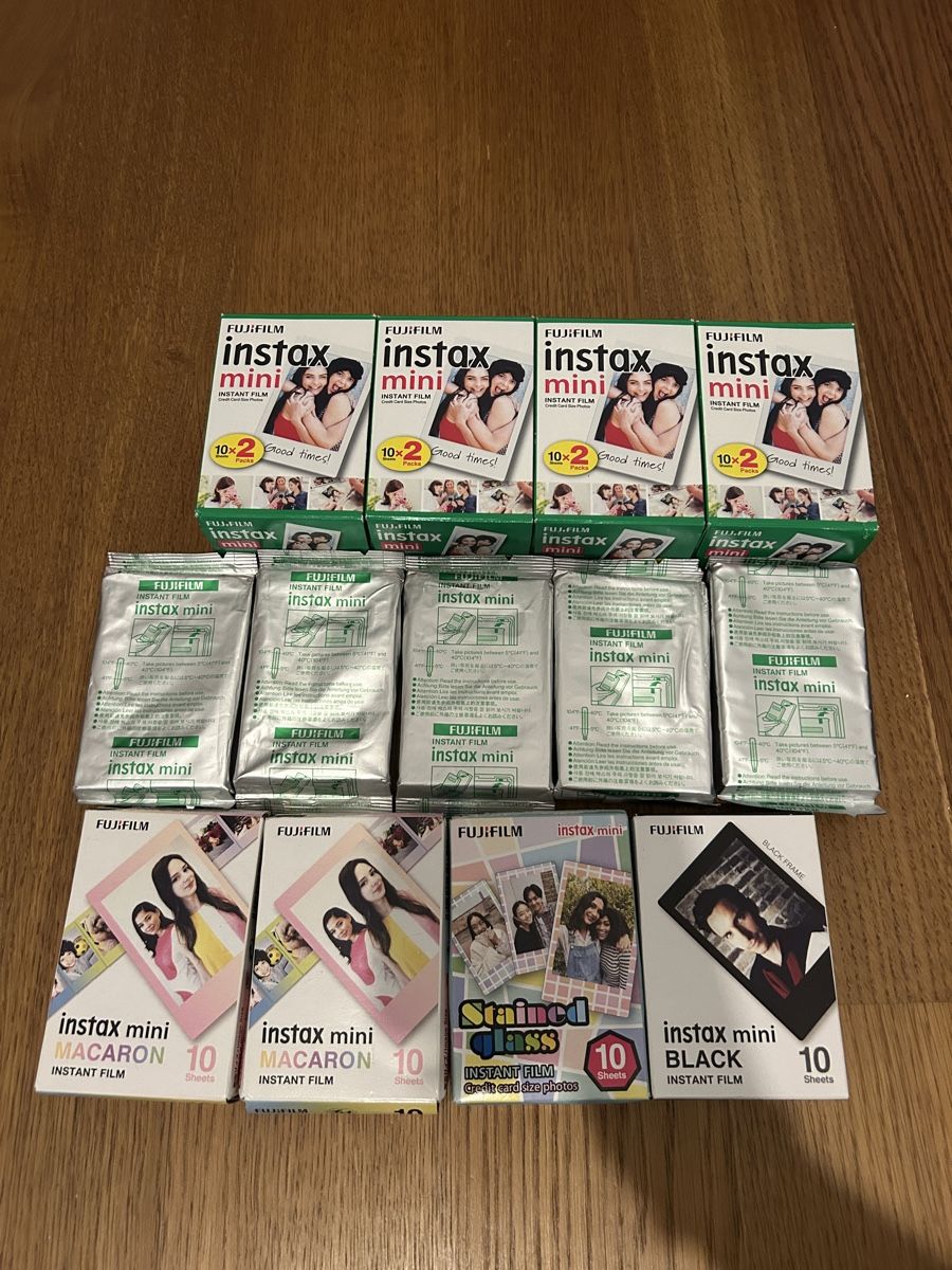 Fujifilm Instax Mini Film Konvolut diverse Sorten neu (Neuf avec ...