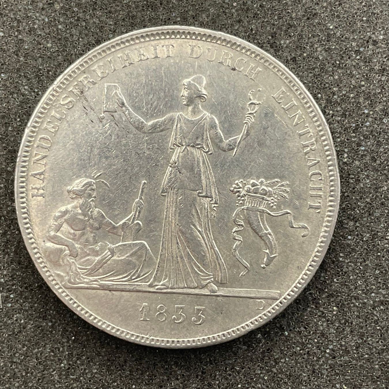 Tutti le monete: Taler Deutschalnd Württemberg 1833 D – Usato da Reitnau venduto da tb-muenzen 3
