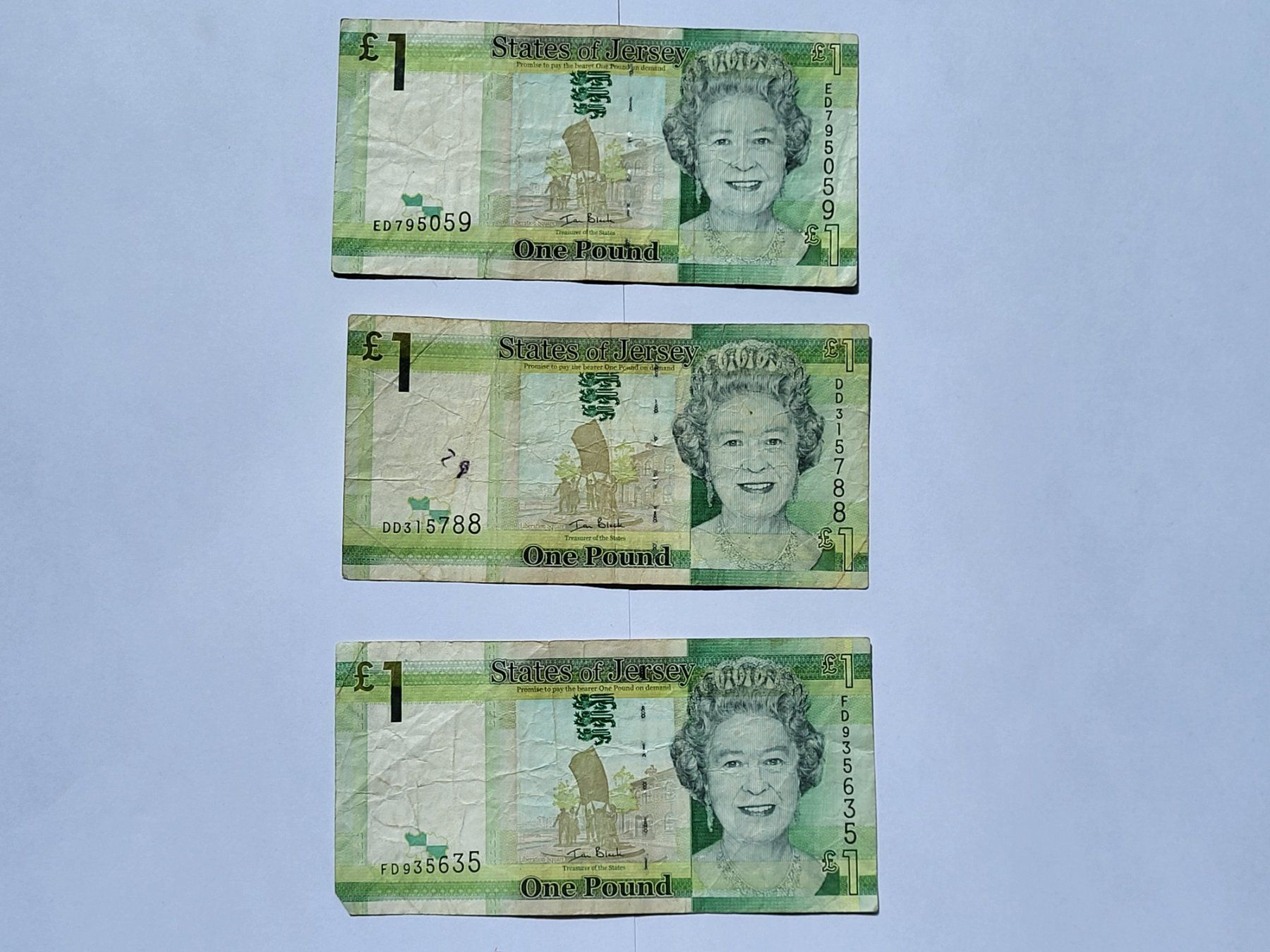 Banconote: Banknoten aus Jersey – Usato da Pravidondaz venduto da LVtik