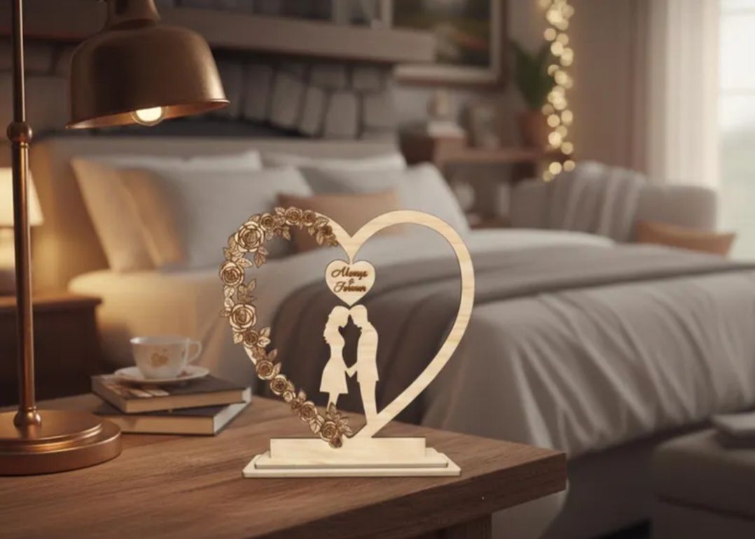 Cornici: 3D Holz-Bilderrahmen "Always & Forever" GRATIS VERSAND – Nuovo (secondo la descrizione) da Bern venduto da Archavin 2
