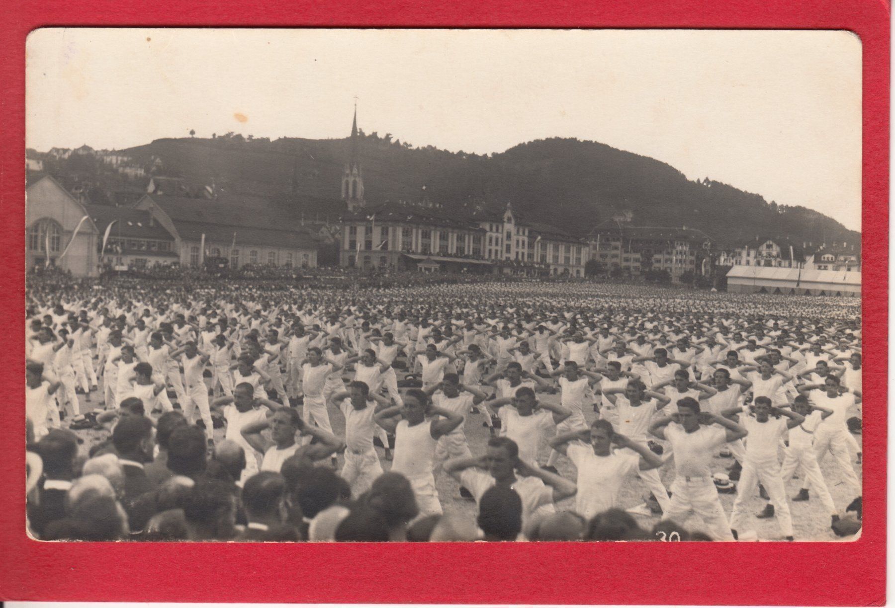 Cartoline postali: AK ST GALLEN KREUZBLEICHE TURNFEST – Usato da Grüningen venduto da Kartensammler