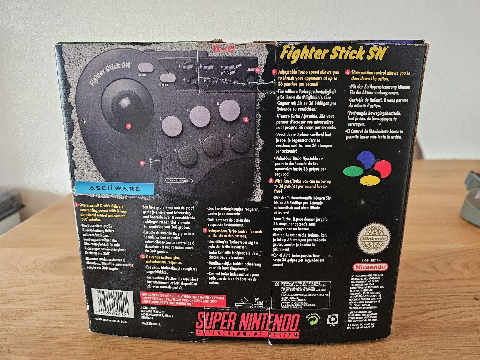 Nintendo Console: Super Nintendo Ultimate Fighter Stick  -  Originalverpackt – Usato da Schneisingen venduto da backstore24 2