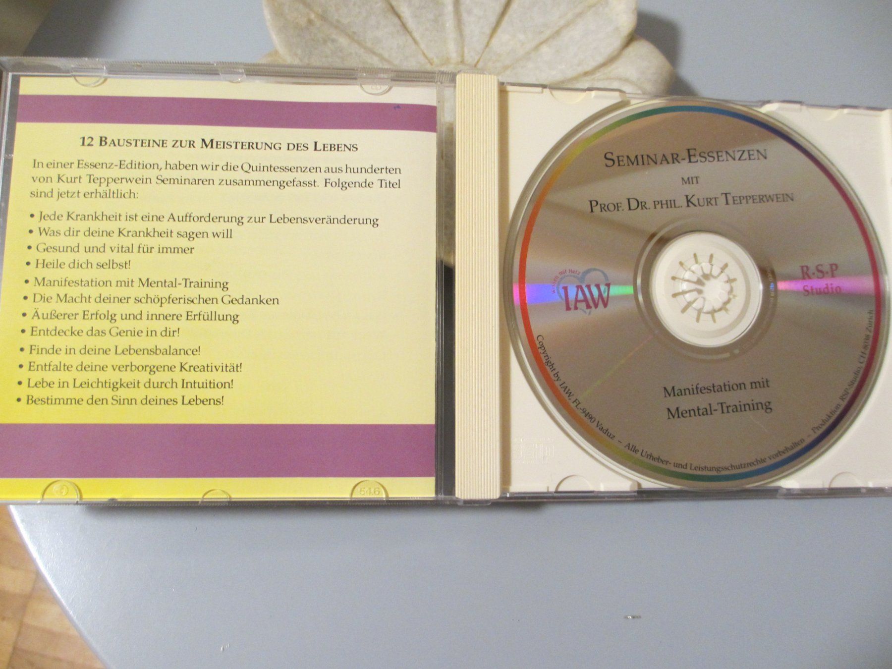 CD: Tepperwein CD: Manifestation mit Mental-Training – Nuovo (secondo la descrizione) da Herisau venduto da fan_h9qj 1