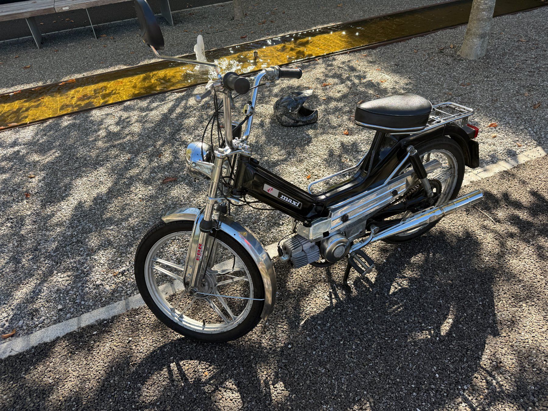 Puch Cyclomoteurs: Puch Maxi, schwarz metallic – D'occasion à Wollerau par Schellfisch