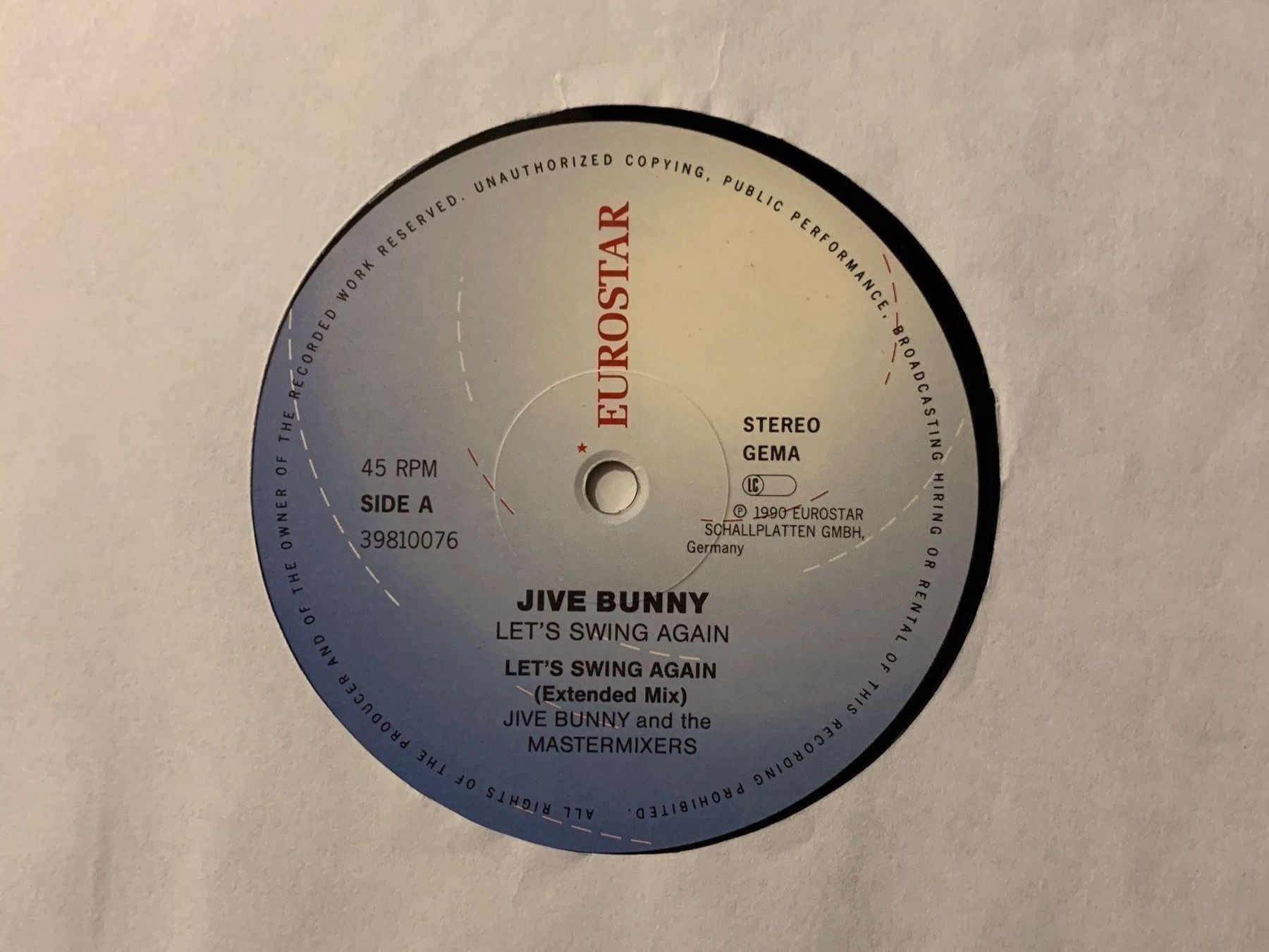 Dischi in vinile: JIVE BUNNY / LET'S SWING AGAIN – Usato da Sarnen venduto da m-basic 2