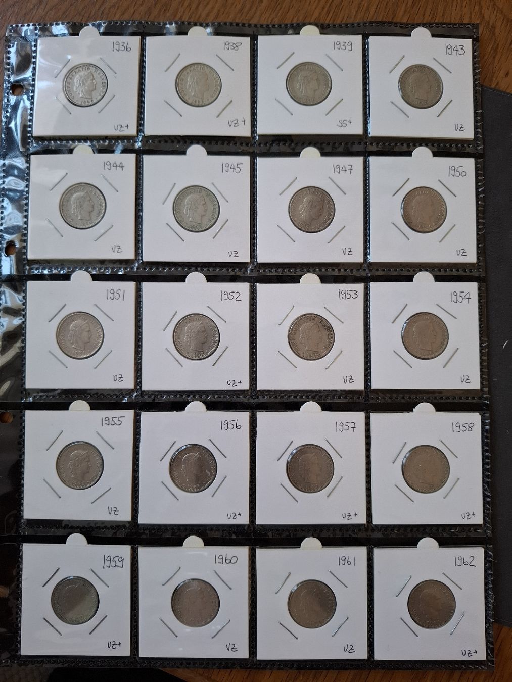 Toutes les monnaies: 20 Rappen Sammlung nr.44 – D'occasion à Hunzenschwil par Hardrock6 2