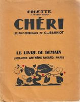 Colette Willy - Chéri - avec 22 bois originaux de G. Janniot