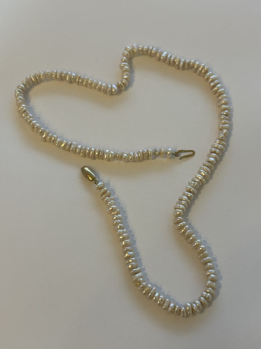 Ketten: 750 gg Perlen Kette 40 cm – Gebraucht aus Murten von Tzaugg 3