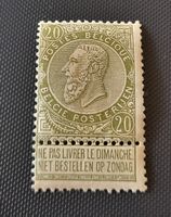 Belgien alte briefmarke