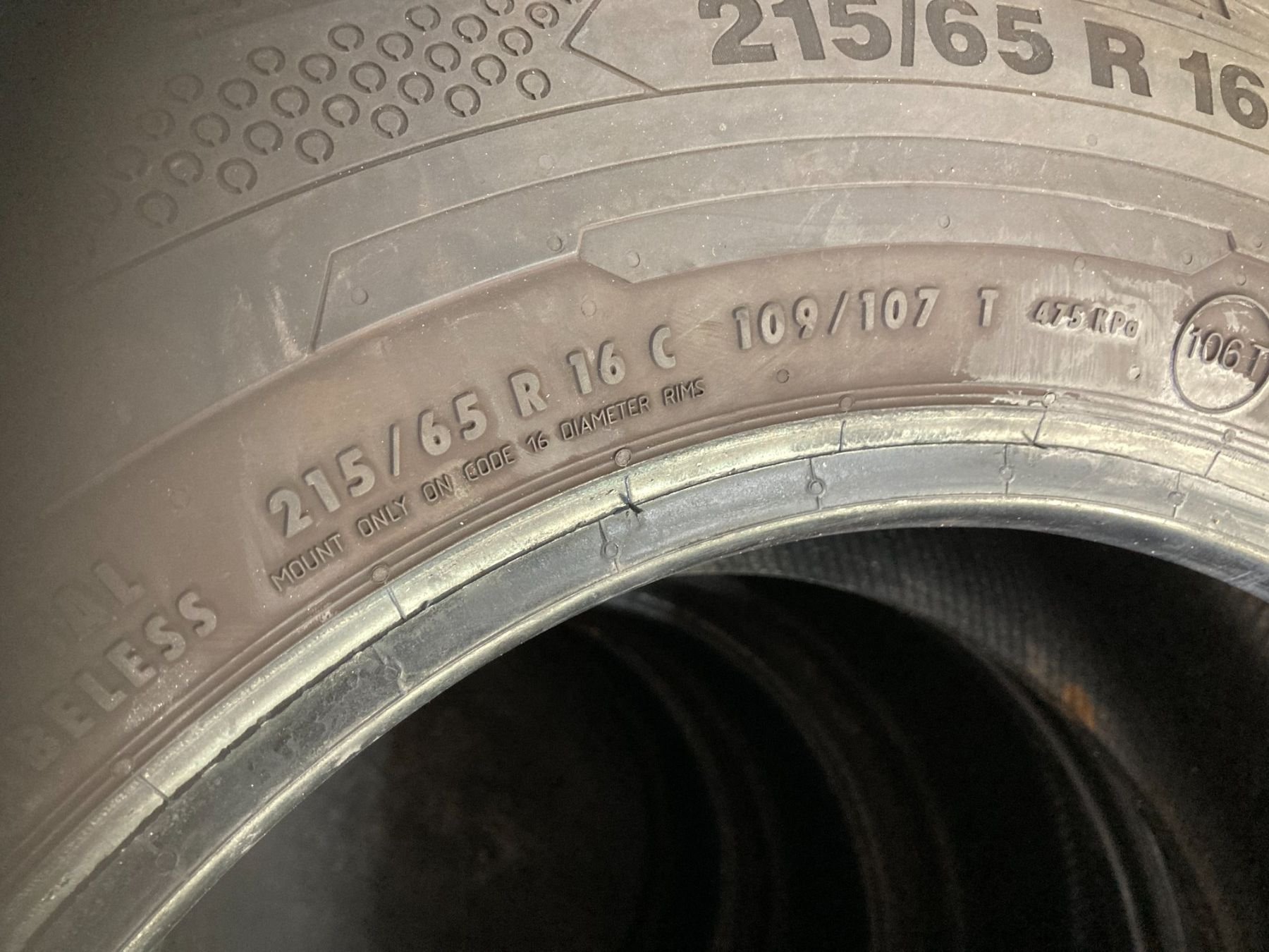 Pneumatici & Ruote complete: 215/65R16 C Sommerpneu Citroen Jumpy Continental – Nuovo e nell'imballaggio originale da Cham venduto da WB2223 1
