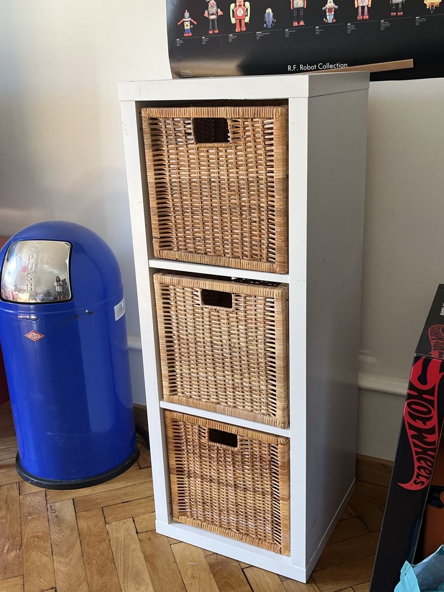 Ikea Regale: Kallax weiss, 1x3, Ikea – Gebraucht aus Basel von sol_7bj7