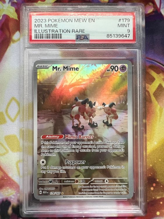 Pokemon 151 Mr. Mime Illustration Rare PSA9 | Kaufen auf Ricardo