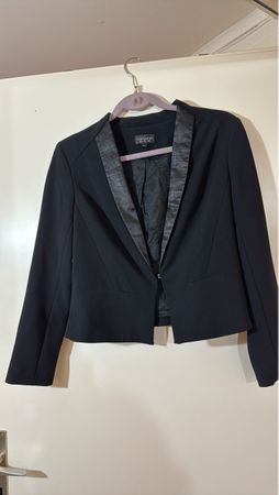 Schwarzes TopShop Blazer-Sakko Gr. 36
