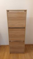 BISSA Scarpiera a 3 scomparti, effetto rovere Ikea