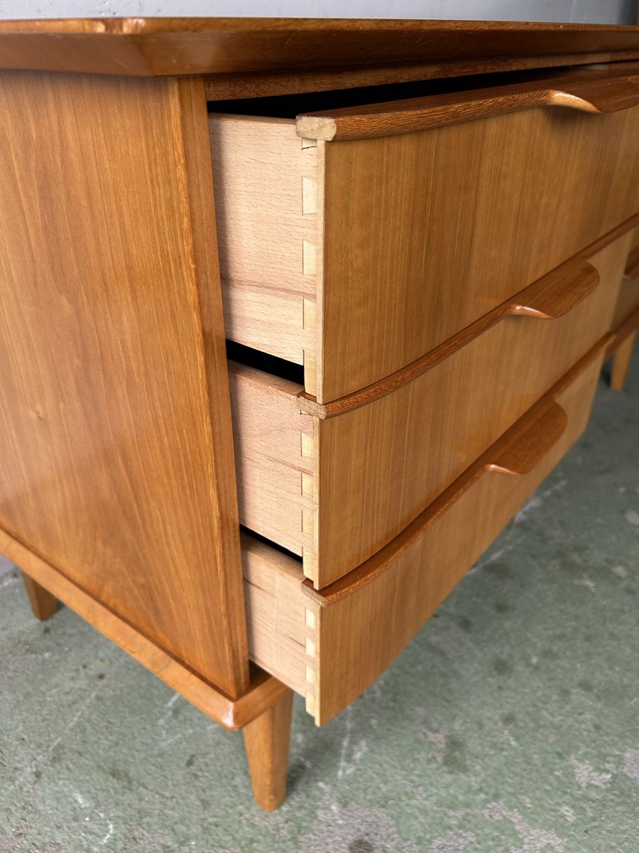 Cassettiere: Mid Century Kommode, 6 Schubladen, Sideboard Teakholz – Usato da Uetendorf venduto da REhome 4
