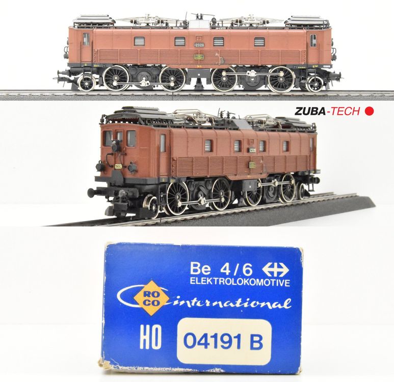 SY0244) Roco 04191B H0 DC E-Lok Be 4/6 der SBB, OVP - Modellbahn