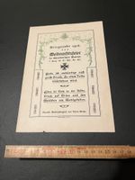 Originale Weihnachtskarte von 1916, Rarität! Top Zustand.