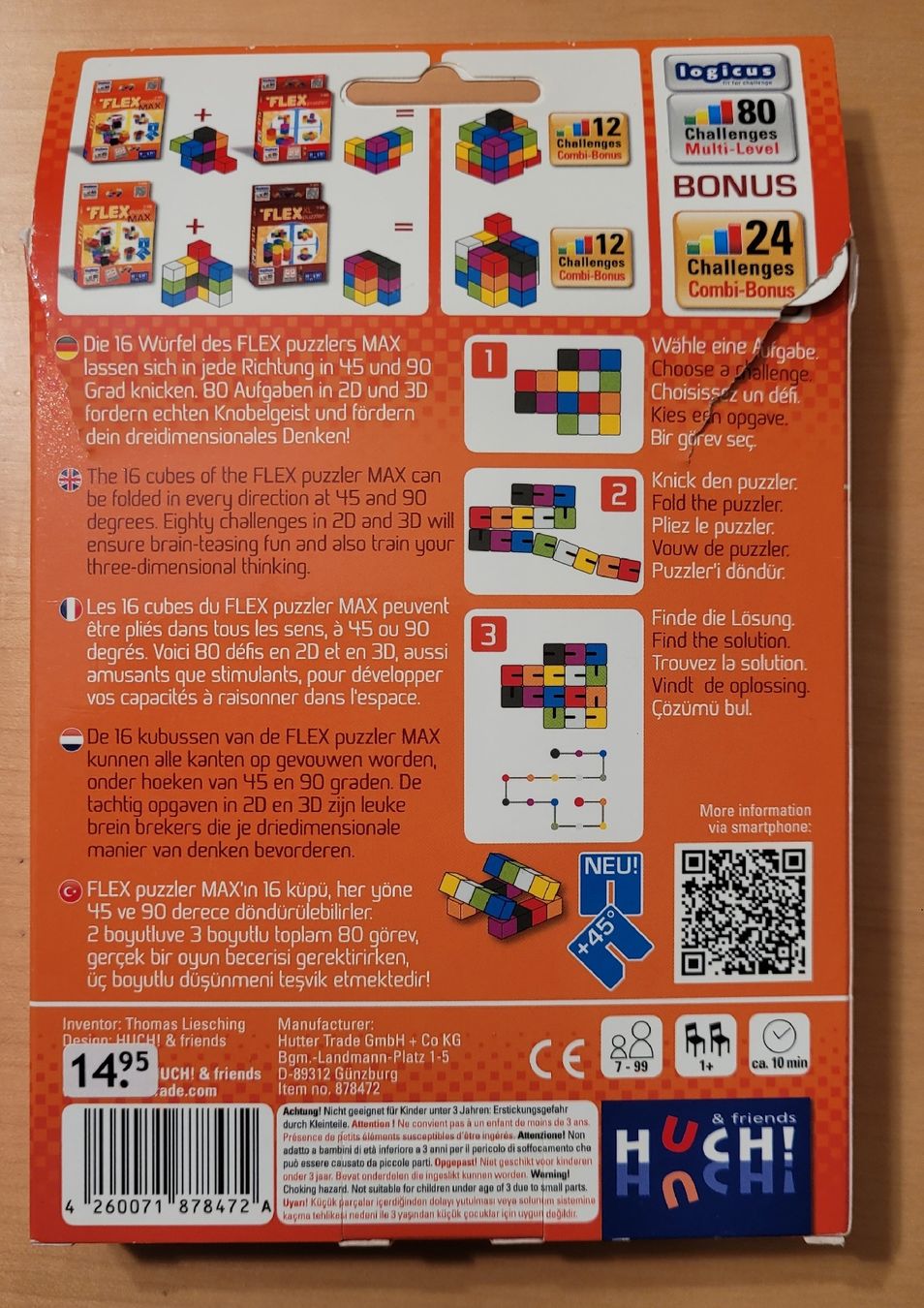 Giochi: Logicus Flex Puzzler MAX + Creator Denkspiel 2in1 - Knobeln – Usato da Madiswil venduto da Laubfleck 2