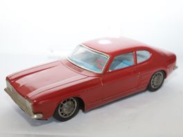 VINTAGE GROSSER BLECH FORD CAPRI GANZ METALL