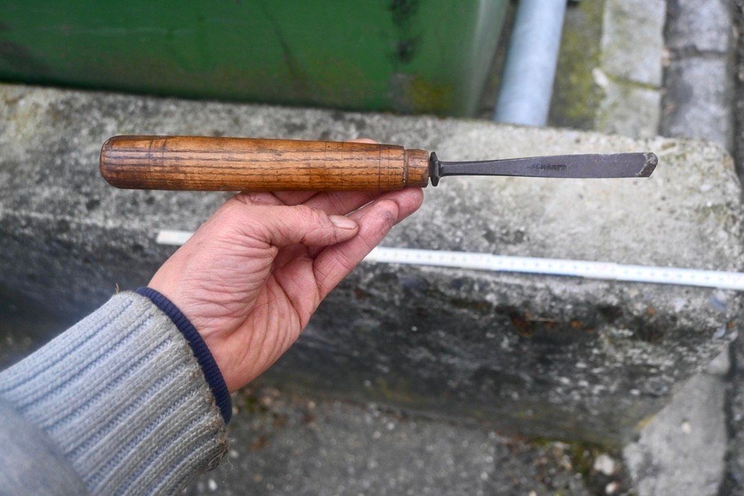 Alle Werkzeuge: ANTIKER mit langem stiel STECHBEITEL länge 29cm "scharf" – Gebraucht aus Pfaffhausen von mono_rec 3