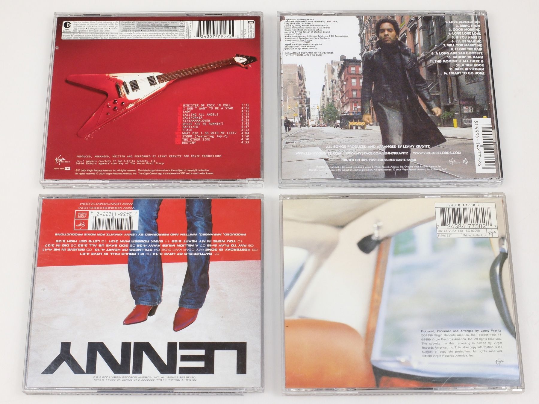 CDs: LENNY KRAVITZ (4 CDs) – D'occasion à Lobsigen par Markus_Haenggi_Bern 1