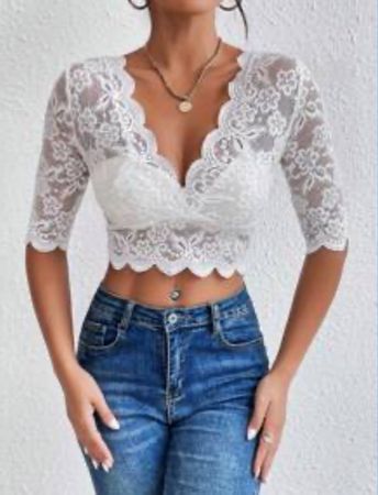 Bluse Dirndl Neue - Große XS