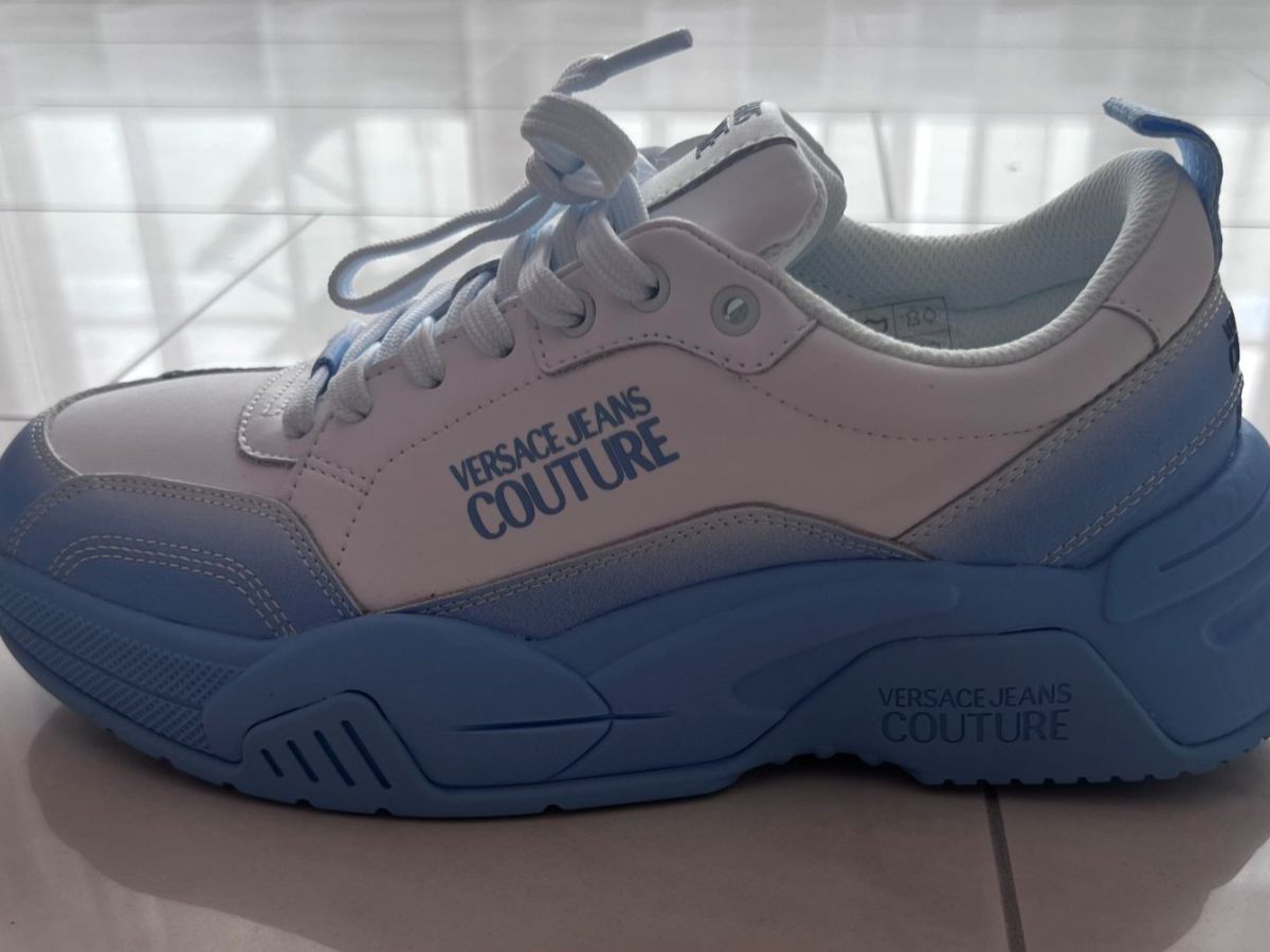 Versace Scarpe da uomo: Versace Jeans Couture Sneaker low - white/light – Nuovo e nell'imballaggio originale da Muri AG venduto da sabri_25 4