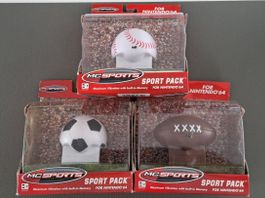 Nintendo 64 | MC Sports Mad Catz - 3 Rumble & Memory Paks