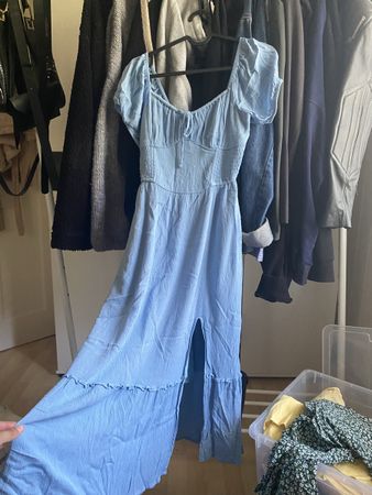 Sommerkleid Hellblau von Hollister, Grösse XS, Top Zustand!