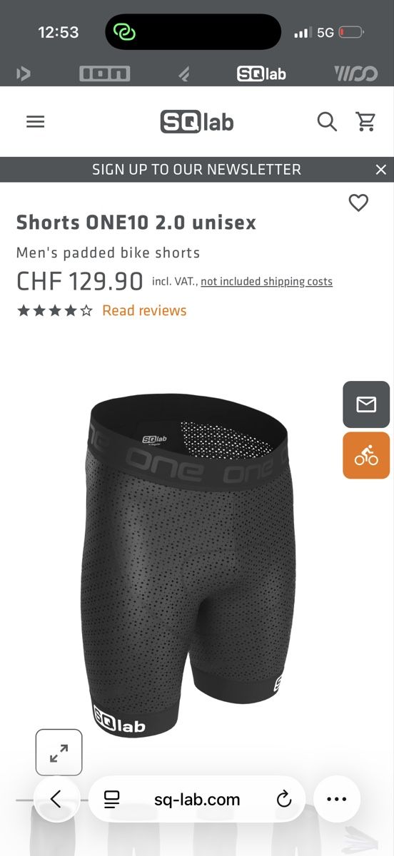 Pantaloni: Sqlab padded bike shorts – Nuovo (secondo la descrizione) da Zürich venduto da AlineCr 3